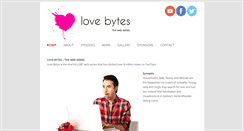 Desktop Screenshot of lovebytes-theseries.com